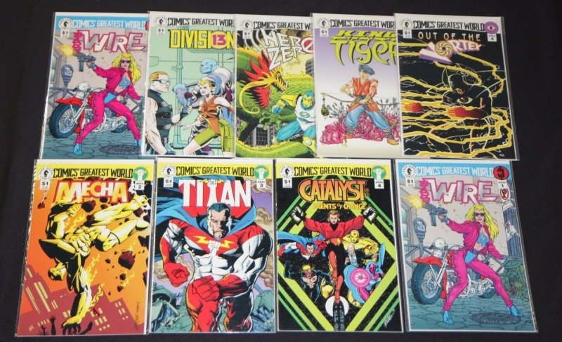 DARK HORSE COMICS'GREATEST WORLD COMIC COLLECTION LOT 15pc FRANK MILLER ART