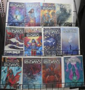 GRANT MORRISON'S 18 DAYS #1-3 with all Variant covers! 12 books total