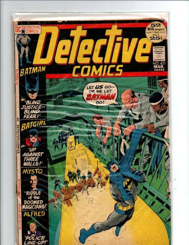 Detective Comics #421 - Batman - Batgirl - Alfred - 1972 - G/VG