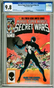 Marvel Super Heroes Secret Wars #8 CGC 9.8! White Pages!