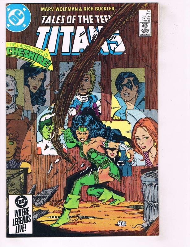 Tales Of The Teen Titans # 52 NM DC Comic Book Deathstroke Robin Raven J71
