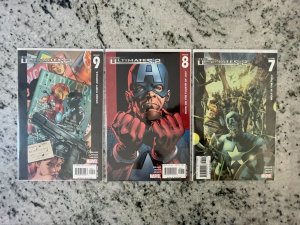 3 Ultimates 2 Marvel Comic Books # 7 8 9 NM Hulk Avengers Thor X-Men 16 CH23