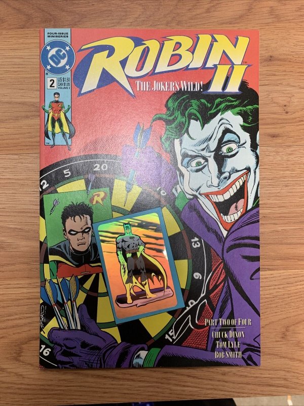 Robin II The Jokers Wild Comic Vol 2 No 2 (1991 ,DC) Hologram￼ 