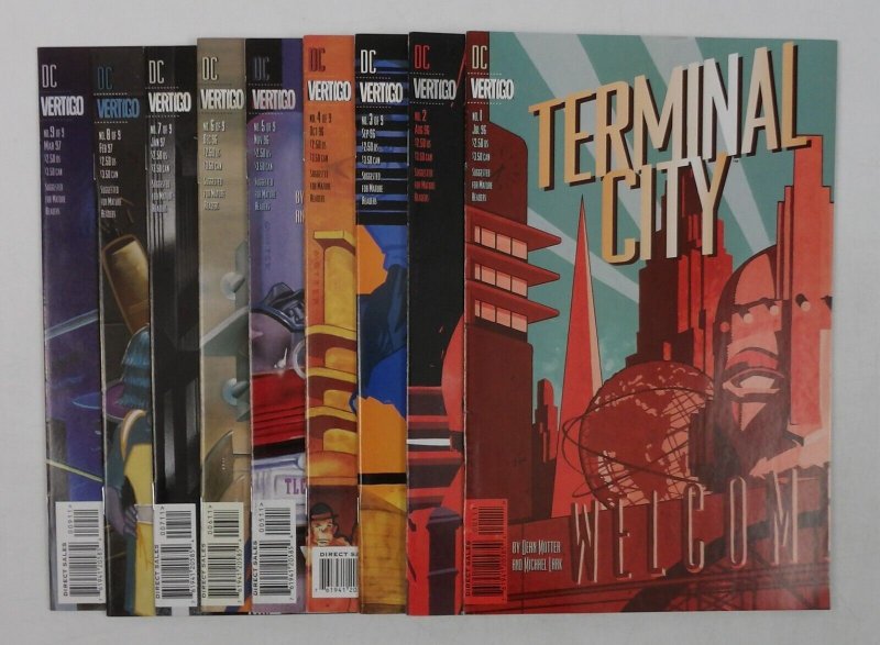 Terminal City #1-9 VF/NM complete series Dean Motter  ; Vertigo