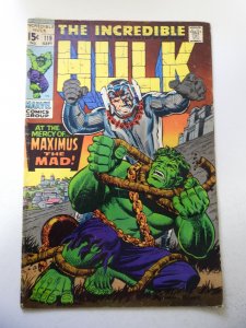 The incredible Hulk #119 (1969) VG+ Condition