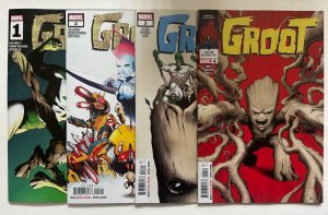 (2023) GROOT #1-4 COMPLETE SET! 1 2 3 4! Guardians of the Galaxy