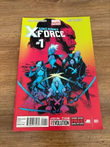 Lot Of 4 Uncanny X-Force Marvel Comic Books # 1 2 3 4 VF-NM X-Men 10 J325