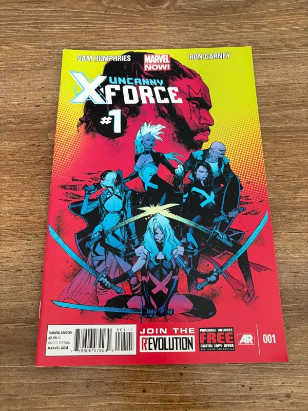 Lot Of 4 Uncanny X-Force Marvel Comic Books # 1 2 3 4 VF-NM X-Men 10 J325