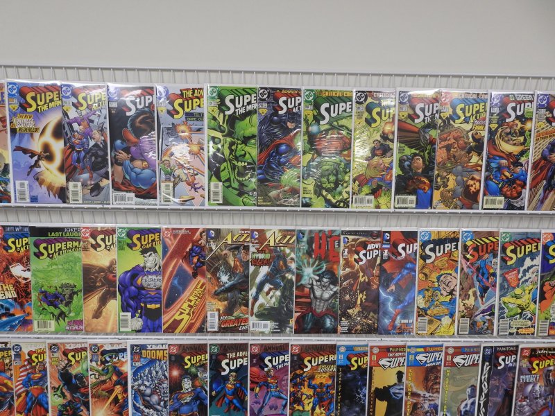 Huge Lot 140 Comics W/ Superman, Young Justice, +More! Avg VF Condition!