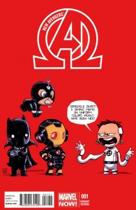 New Avengers (3rd Series) #1B VF/NM ; Marvel | Skottie Young variant