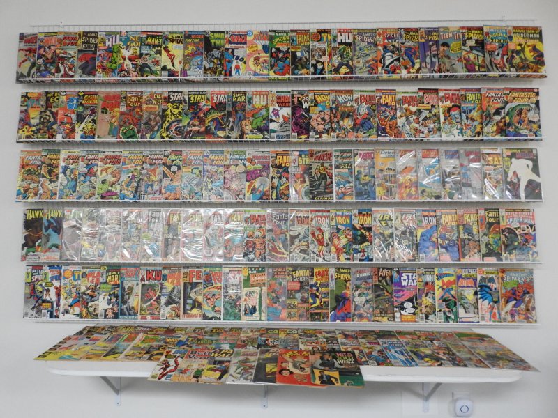 Huge Lot Silver/Bronze Comics W/Hulk, Spider-Man, Batman, Fantastic Four, DD+