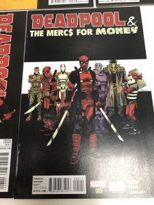 Deadpool & And The Mercs For Money (2016) #1 2 3 4 5 1-5 (VF/NM) Complete Set