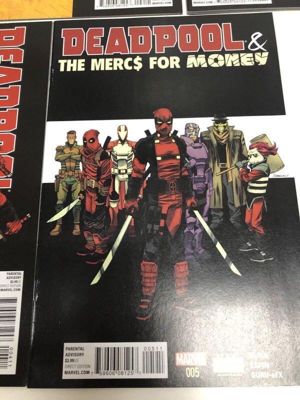 Deadpool & And The Mercs For Money (2016) #1 2 3 4 5 1-5 (VF/NM) Complete Set