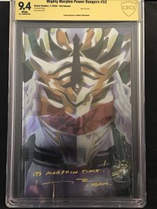 Mighty Morphin Power Rangers #52 9.4 CBCS signed by Johnny Yong Bosch Virgin cvr