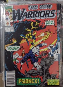 NEW WARRIORS # 15 1991  MARVEL DISNEY NOVA     NEWSTAND VARIANT