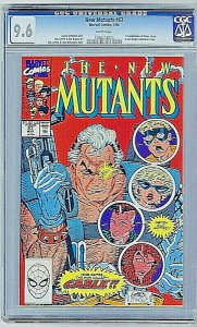 New Mutants # 87 CGC 9.6 Marvel 1st Appearance Of Cable