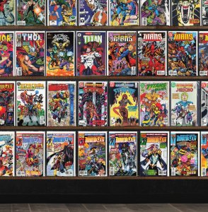Huge Lot 150+ Comics with Thunderbolts, Teen Titans Spotlight & More!