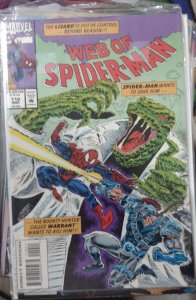 Web of spider-man # 110  1994 marvel DISNEY lizard key 1st warrant aperance