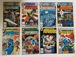 Defenders lot #101-151 Marvel 49 pieces average 7.0 (range 6 to 8) (1981-'86)