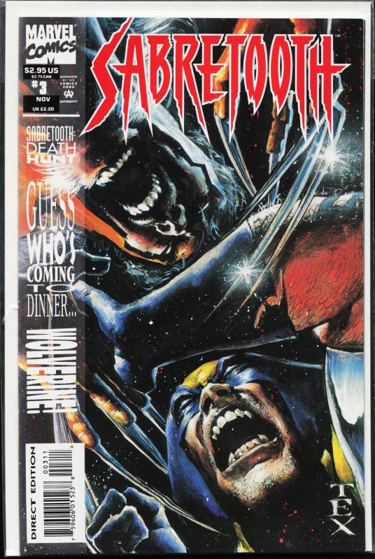 Sabretooth #3 (1993) Sabretooth