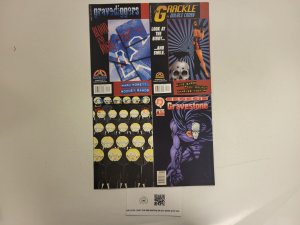 4 Malibu Comics #3 Crackle #6 Gravestone #2 Greenhaven #2 Gravediggers 92 TJ29