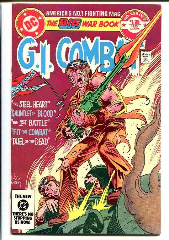 G.I. COMBAT #258-DC WAR-WWII ACTION-Joe Kubert VF/NM