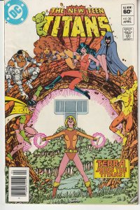 New Teen Titans(vol. 1) # 30  Enter: Terra