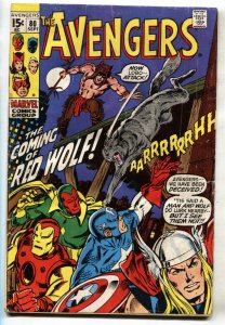 The Avengers #80--1970--1st Red Wolf--Marvel--comic book
