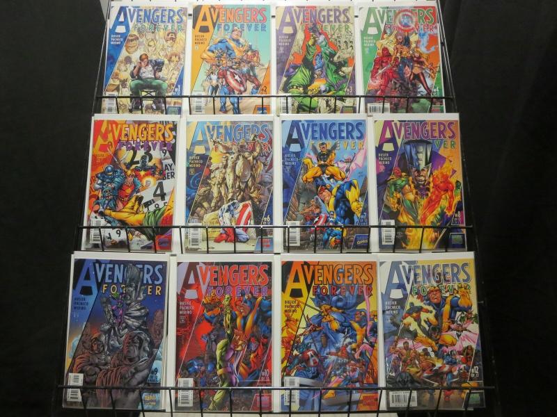 AVENGERS FOREVER (1998) 1-12  COMPLETE SERIES!