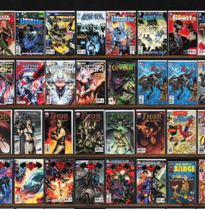 Huge Lot 150+ Comics with Blue Beetle, Captain Atom, Superman / Batman & More!