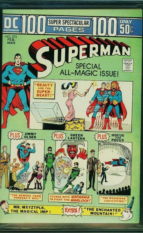 Superman #272 (1974) CGC 9.6 NM+