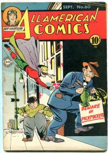 ALL-AMERICAN COMICS #60-GREEN LANTERN-ATOM-DR MIDNITE- FINE MINUS- RARE DC FN-