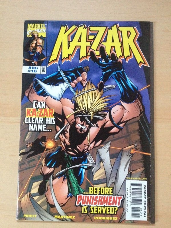 KA-ZAR # 16 Marvel Comics  