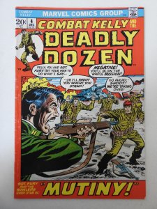 Combat Kelly and the Deadly Dozen #4 (1972) VG+ Condition!