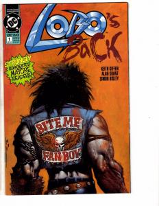 Lot Of 2 Lobo DC Comic Books Infanticide & Back # 1 Issues VF/NM Batman J222
