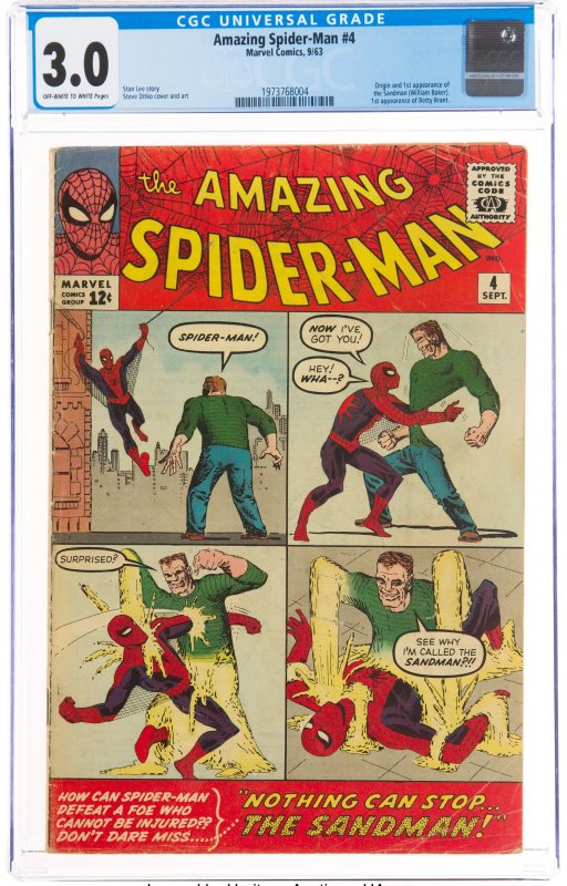 The Amazing Spider-Man #4 (Marvel, 1963) CGC GRADED 3.0