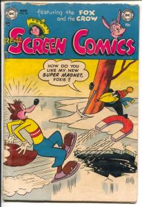 Real Screen #60 1953-DC-Fox & Crow-prank cover- VG