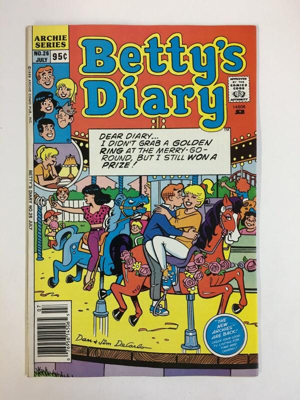 BETTYS DIARY (1986-    )26 VF-NM July 1989 COMICS BOOK