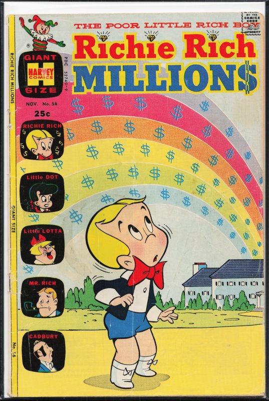 Richie Rich Millions #56 (1972) Richie Rich