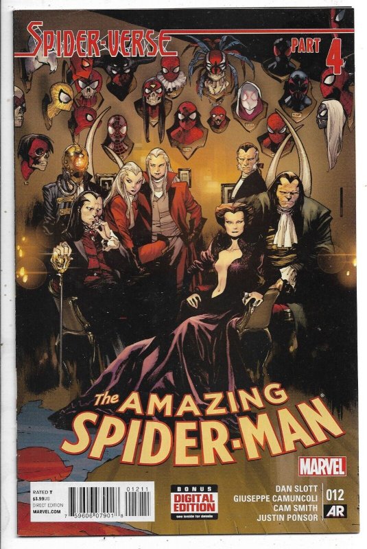 Amazing Spider-Man (2014) #12 1st Print 1st Leopardman Spider-Verse  NM-   n182x 
