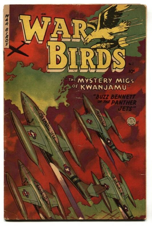 WAR BIRDS #2-1952-WWII-Korean war-comic book