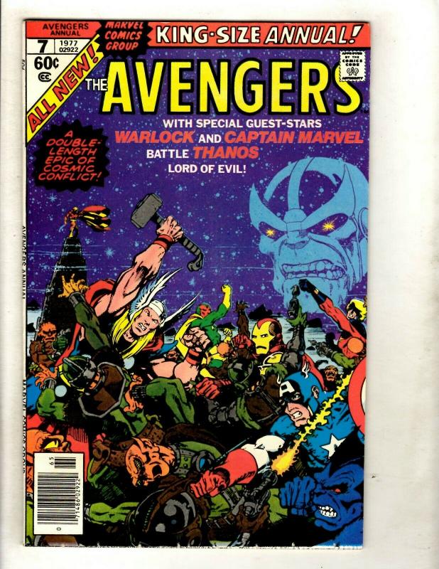 Avengers King Size Annual # 7 VF/NM Marvel Comic Book Thanos Hulk Thor GK2