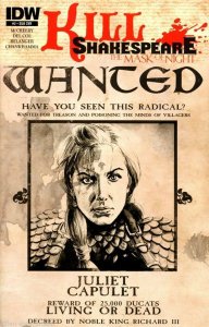 Kill Shakespeare Mask of Night #2 (of 4) Subscription Variant Comic Book 2014 -