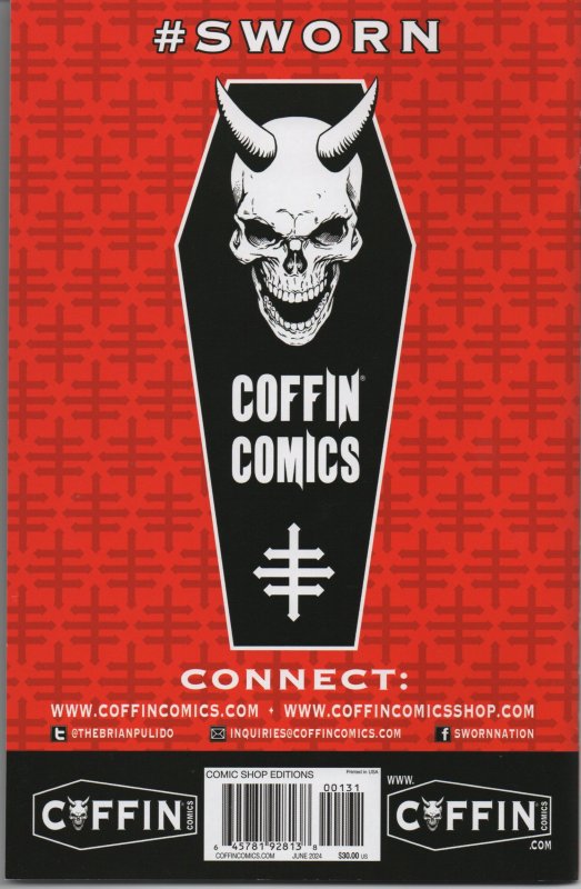 Hellwitch: Bitchcraft Dawn McTeigue Premium Red Foil Cover !!!  NM