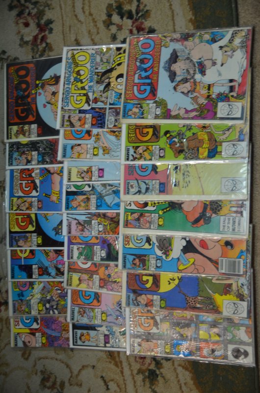 Groo The Wanderer, LOT! 23 books total.