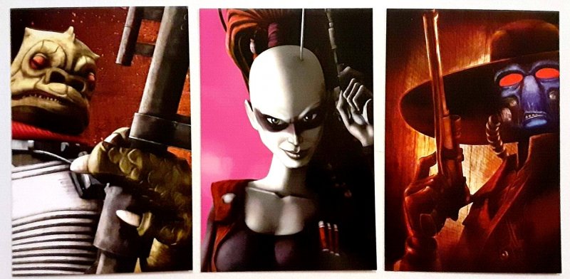 ?~STAR WARS~LANDO NOTEPAD + POSTCARD SET + JANGO FETT ENAMEL PIN~ FULL SET~?