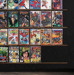 Huge Lot 150+ Comics with Shadowman, Warchild, Action Comics, Valor & More!