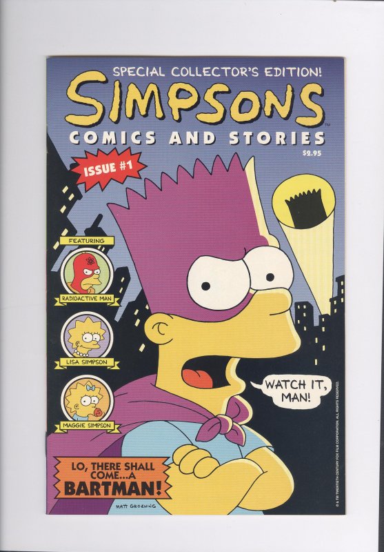 Simpsons Comics and Stories # 1   VF  (1993)