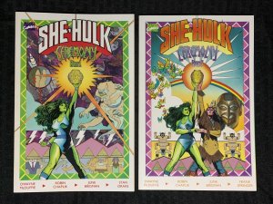 1989 SHE-HULK Ceremony Part 1 & 2 SC VF+ 8.5 Marvel Comics / June Brigman