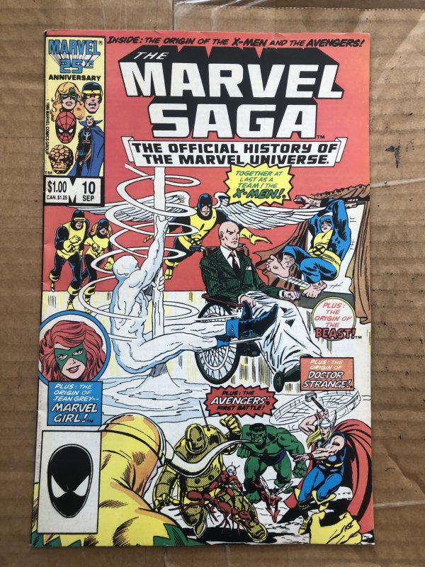 The Marvel Saga The Official History of the Marvel Universe #10 Direct Editio...